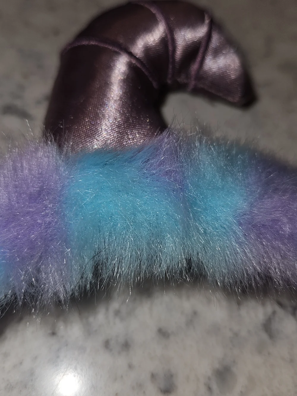Disney Plush Teal & Purple Horned Headband